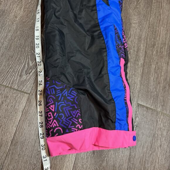 Tipsy Elves Night Run Neon One Piece Snowsuit Men’s Size L Ski Suit Retro 80s - Picture 8 of 15